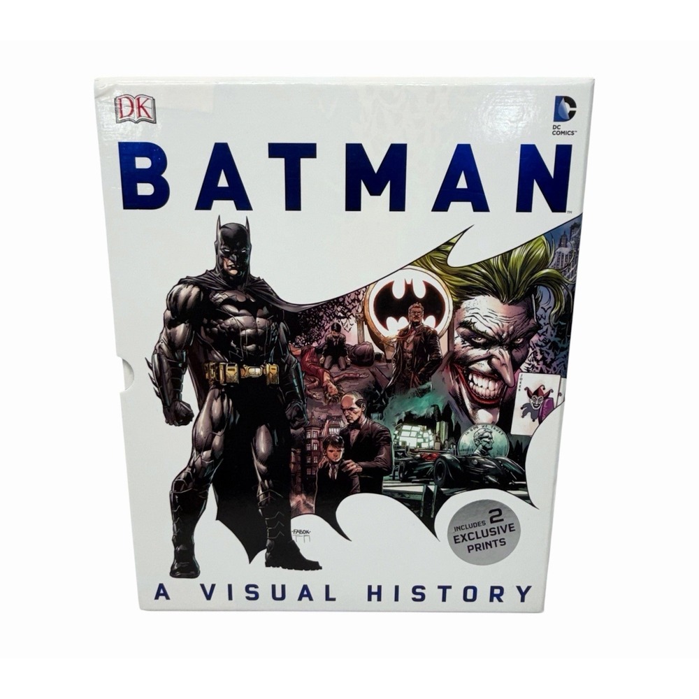 Batman: A Visual History - Hardcover with Slip Cover Includes 2 Exclusive Prints